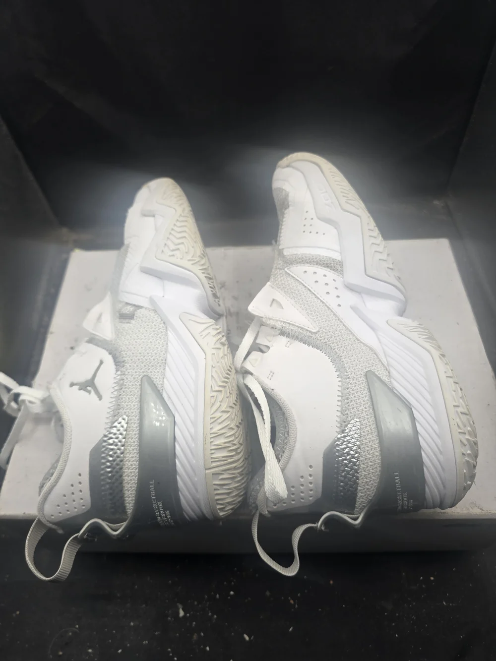 Jordan Men’s Athletic Shoes White Gray